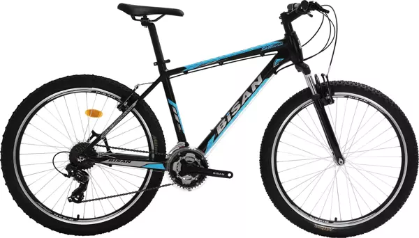 Bisan MTX 7050 V Fren 21 Vites 27,5 Jant Dağ Bisikleti Siyah Mavi 19 Kadro - Image 1