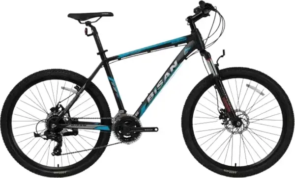 Bisan MTX 7050 V Fren 21 Vites 29 Jant Dağ Bisikleti Siyah Mavi 19 Kadro - Image 1