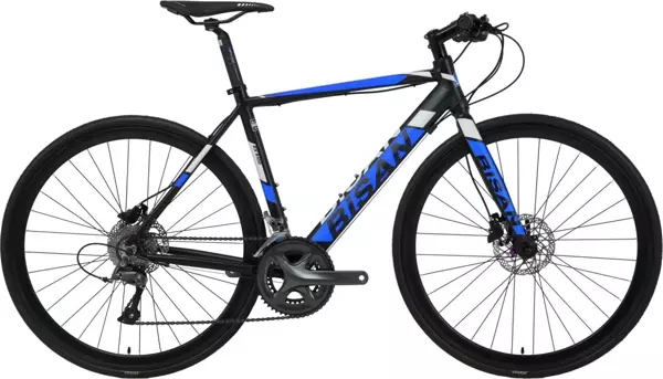 Bisan RX 9100 Fitness HD Disk Fren 16 Vites 28 Jant Fitness Bisikleti Siyah Mavi 51 Kadro - Image 1