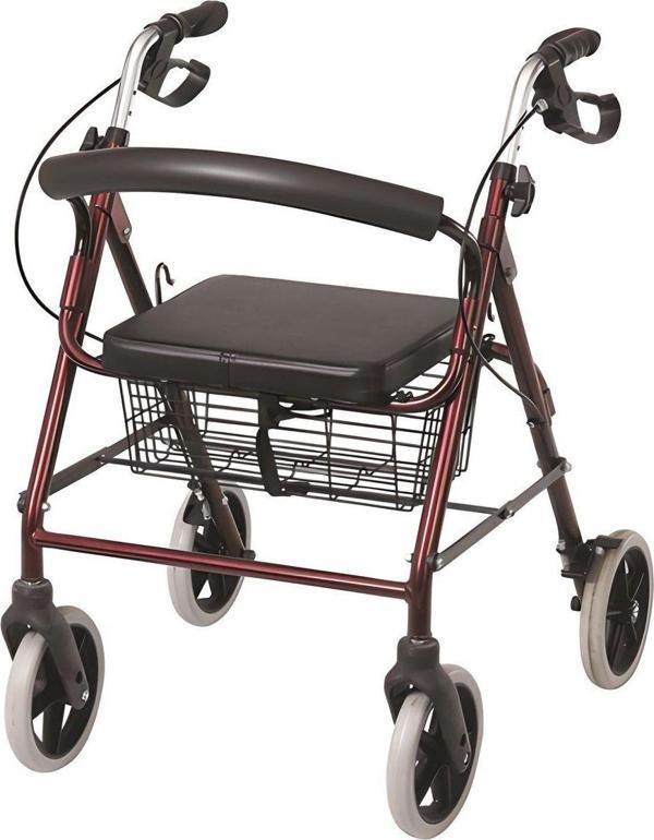 Freely Alüminyum Katlanabilir Rollatör Yürüteç 130 Kg Taşıma Kapasiteli | Lüx 1. Sınıf | 2 Yıl Garanti - Image 1