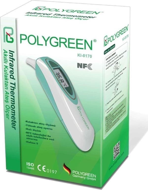 Polygreen Kı 8170 Akıllı Kulaktan Ateş Ölçer - Image 1