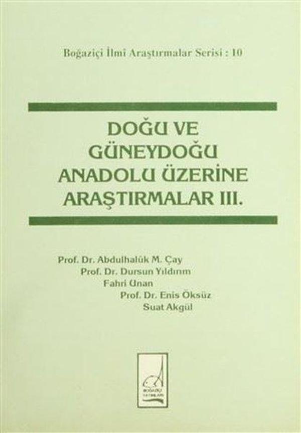Doğu ve Güneydoğu Anadolu Üzerine Araştırmalar 3 - Boğaziçi Yayınları - Image 1
