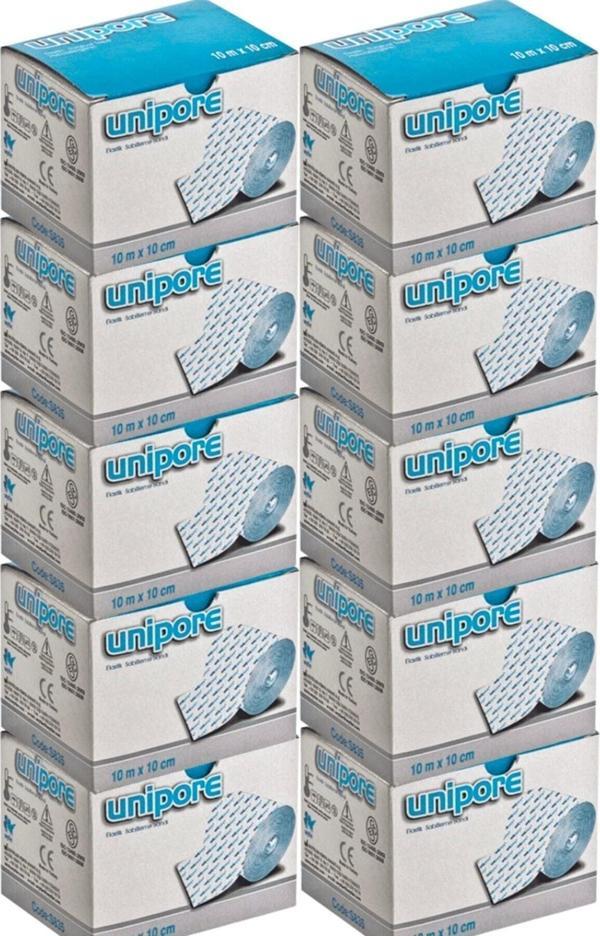 Unipore S835 Esnek Sabitleme Bandı Fix Flaster 10M X 10Cm 10 Adet - Image 1