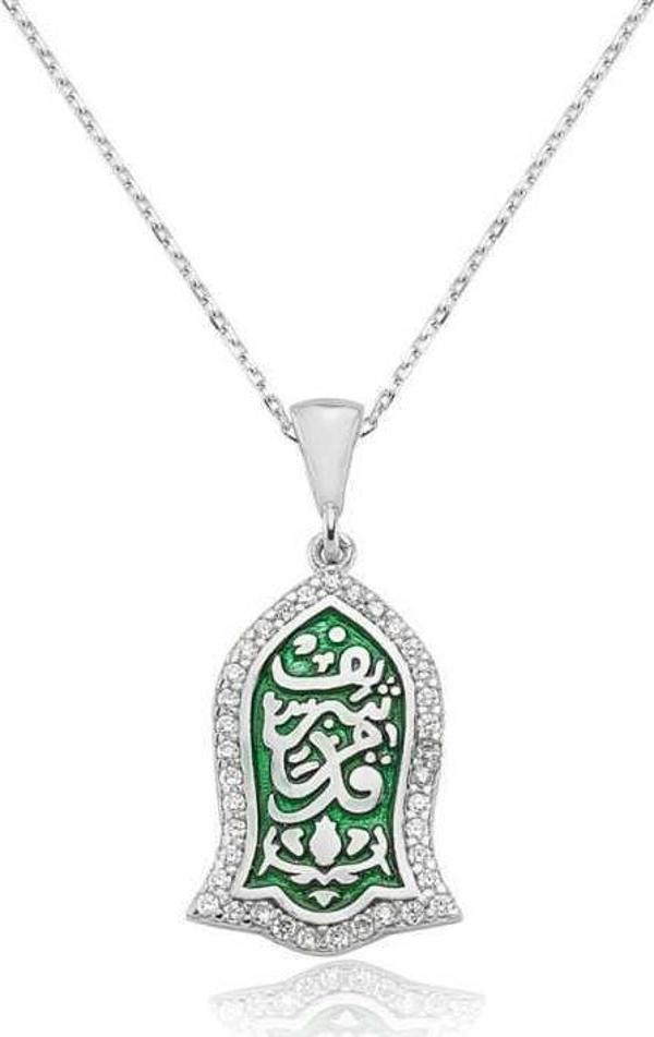 Gümüş Kademi Şerif Bayan Kolye - Image 1
