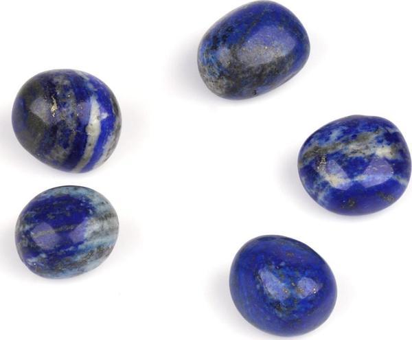 Lapis Lazuli Doğal Taş Tamburlanmış Parça - Tımbıl - Image 1