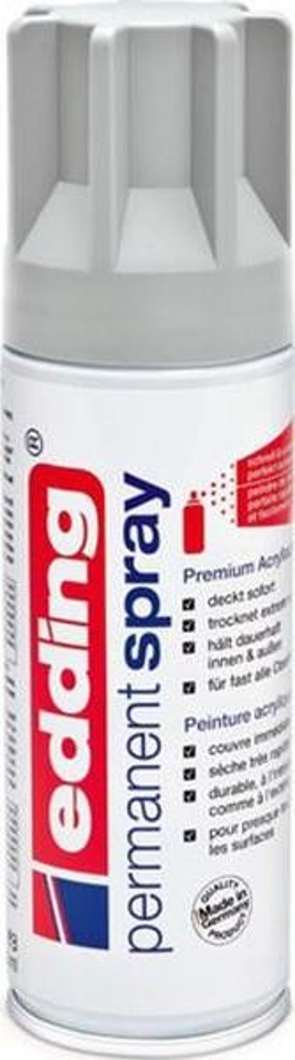 Edding Light Grey Mat Permanent Sprey - Image 1