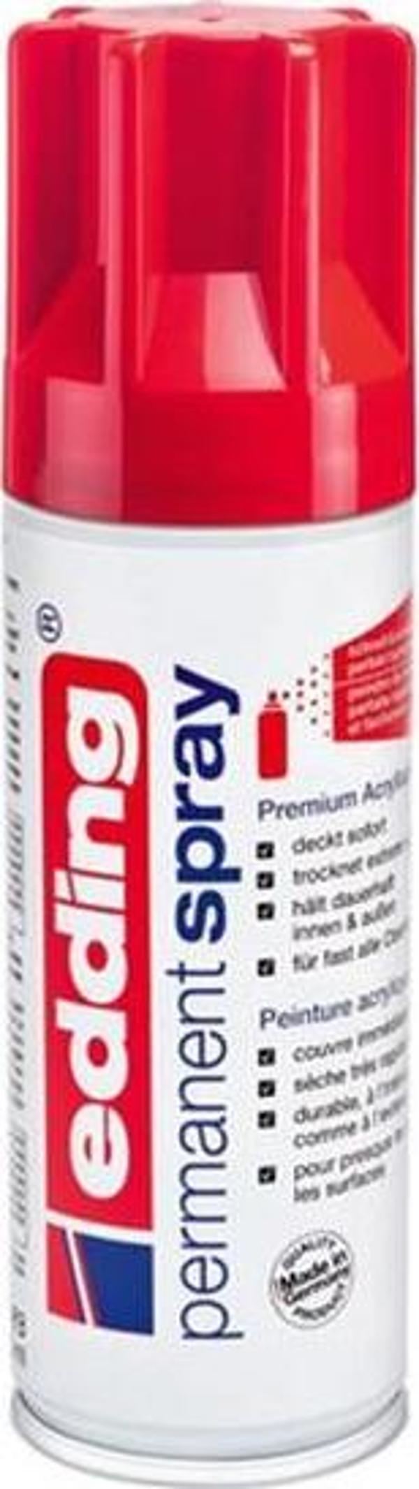 Edding Permanent Spray Traffic Red Glosy - Image 1