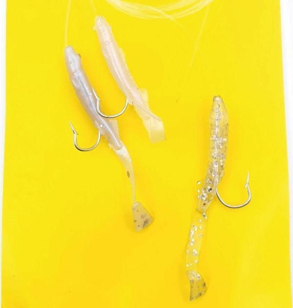 TAMSET 5cm Raglu Bait Worm Çapari 3 Köstekli - Image 1