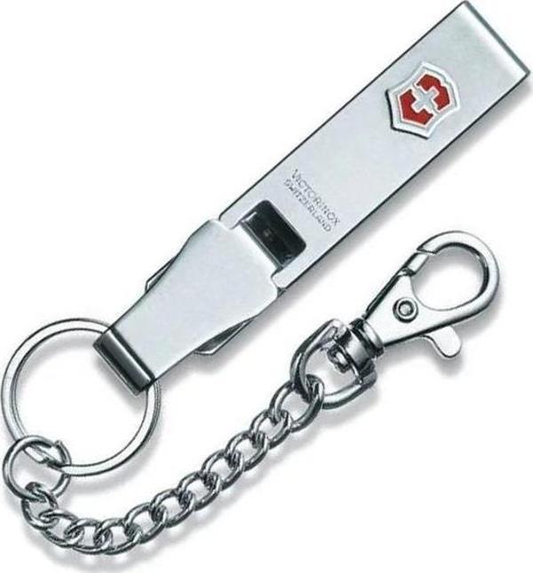 Victorinox 4.1859 Zincirli Çelik Anahtarlık Kemere Takılabilir - Image 1