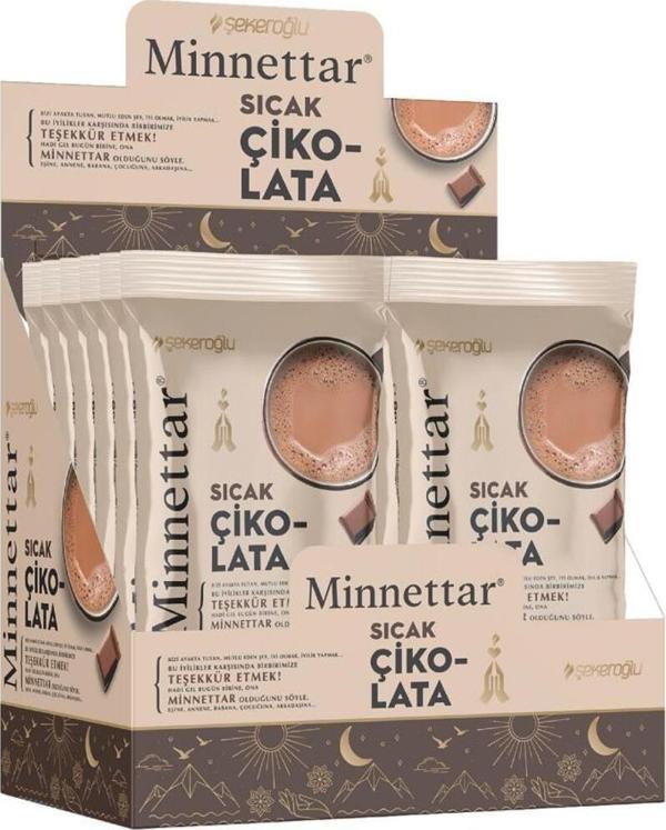 Şekeroğlu Minnettar Tek Içimlik Sıcak Çikolata 18 Gr (12 Adet) - Image 1