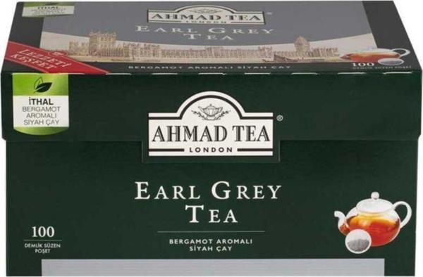 Ahmad Tea Earl Grey Demlik Poşet 100X3.2Gr - Image 1