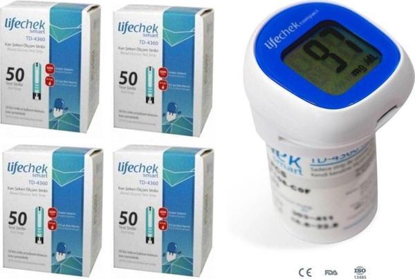 Lifechek Compact Td-4283 Kan Şekeri Ölçüm Cihazı + 200 Strip (Td-4360) - Image 1