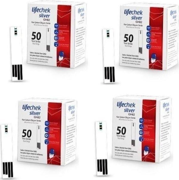Lifechek Silver Gh82 Kan Şekeri Ölçüm Stribi 50Li 4 Adet - Image 1