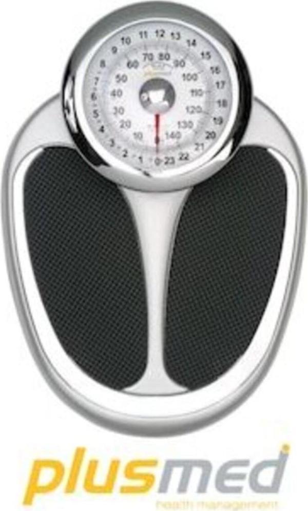Plusmed Pm-8709 Mekanik Banyo Baskülü Siyah - Image 1