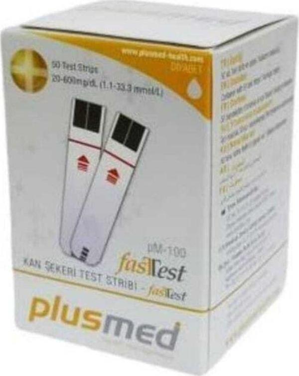 Plusmed Fasttest Şeker Ölçüm Çubuğu/Stripi - Image 1
