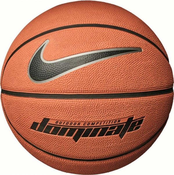 Nike  Lisanslı Basketbol Topu Domınate Bp 05 Amber/Balck/Mtlc Paltınum/Black S:5/48 - Image 1