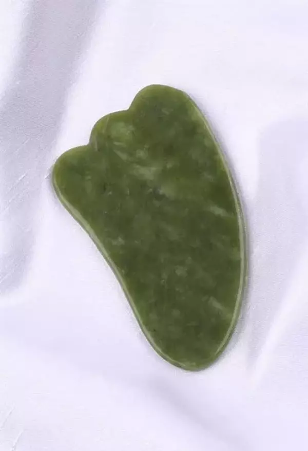 Yeşim Doğal Taş Gua Sha Yüz Masaj Taşı - Image 1