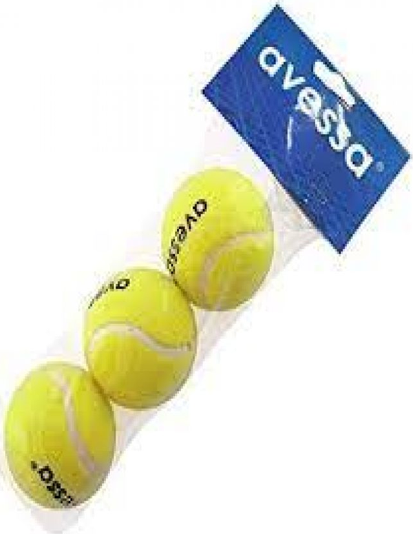 Avessa  Tt-100 Tenis Topu Sarı Poşet Ambalaj 3'Lü - Image 1