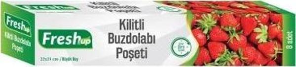 Fresh-Up Kilitli Buzdolabı Poşeti 23x31cm 8li
 - Image 1