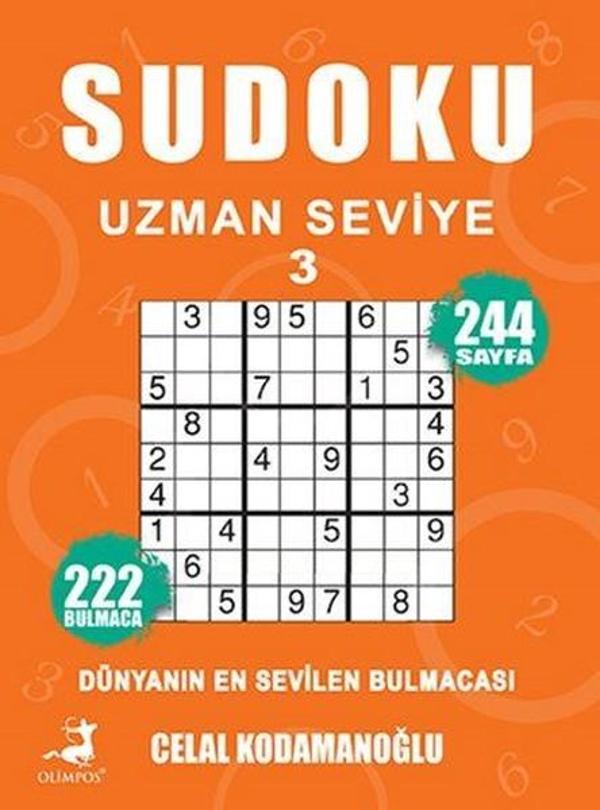 Sudoku Uzman Seviye 3 - Olimpos Yayınları - Image 1
