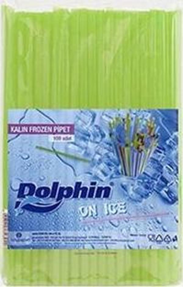 Dolphin Frozen Pipet Yeşil 22cm x 8mm 100lü
 - Image 1