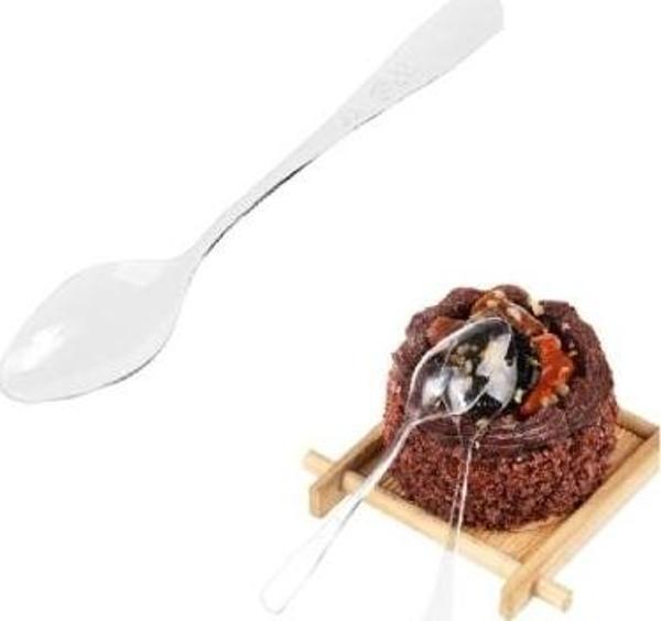 Plastik Şeffaf Mini Kokteyl Kaşık 250li Paket
 - Image 1