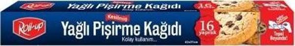 Roll-Up Silikonlu Kesilmiş Pişirme Kağıdı 37cm x 42cm 16 Yaprak - Image 1