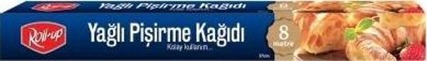 Roll-Up Silikonlu Pişirme Kağıdı 37cmx8m 1 Adet - Image 1
