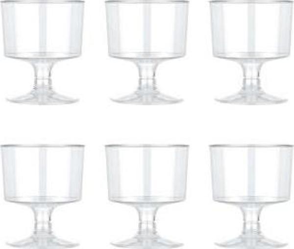 Şeffaf Ayaklı Plastik Shot Bardağı 50cc 6lı
 - Image 1