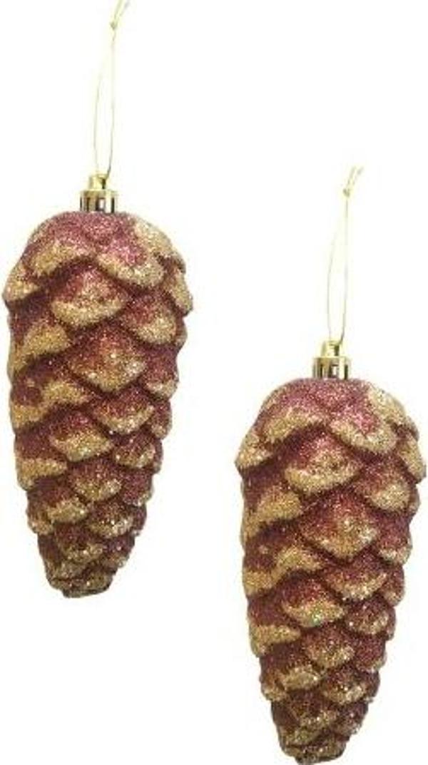 Simli Naturel Kozalak 12,5cm 2li - Image 1