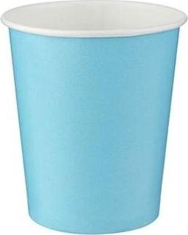 Roll-Up Karton Bardak Açık Mavi 200cc-8oz 8li
 - Image 1