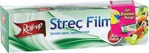 Roll-Up Kayar Bıçak Hediyeli Streç Film 30cm x 300m 9mic 1 Adet - Image 1