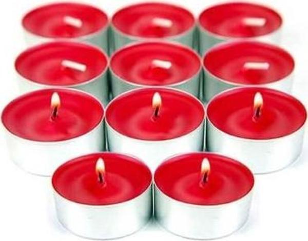 Roll-Up Kırmızı Tealight Mum 8gr 100lü
 - Image 1