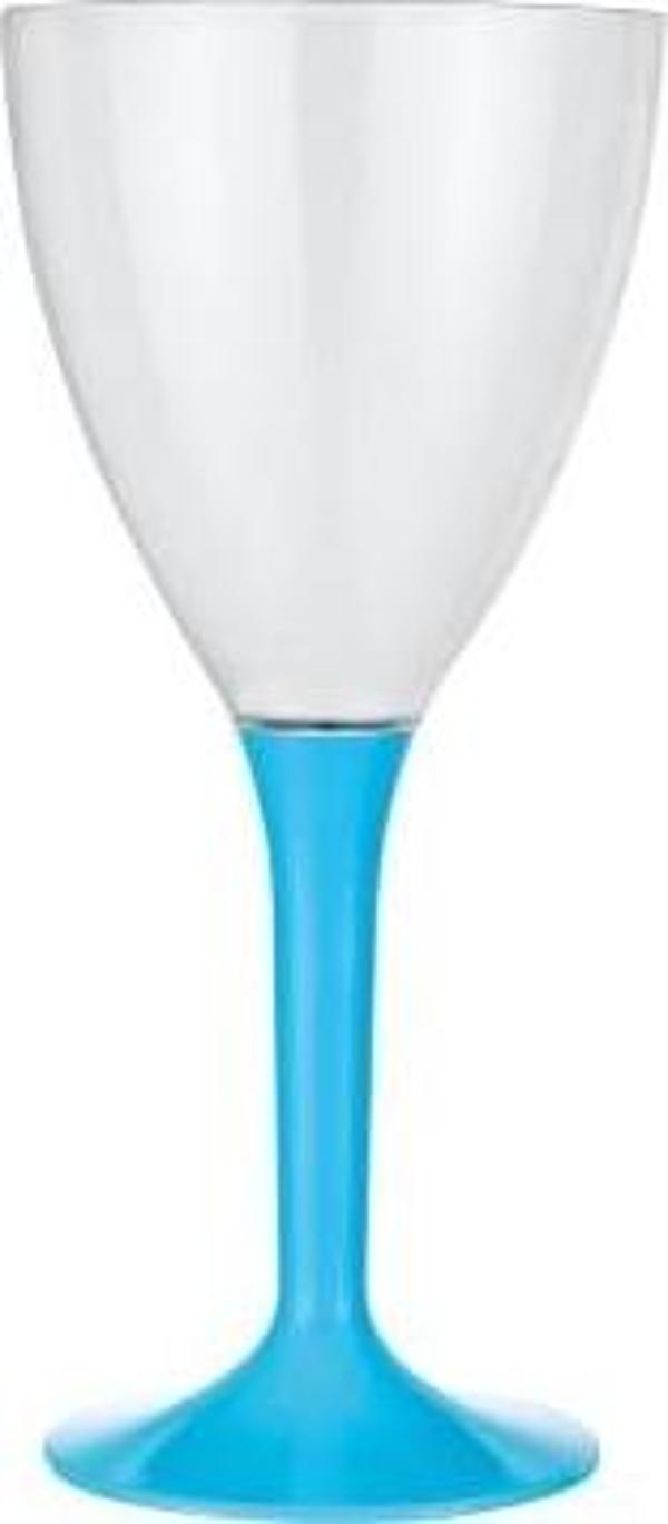 Roll-Up Plastik Açık Mavi Ayaklı Kadeh 150cc 10lu
 - Image 1