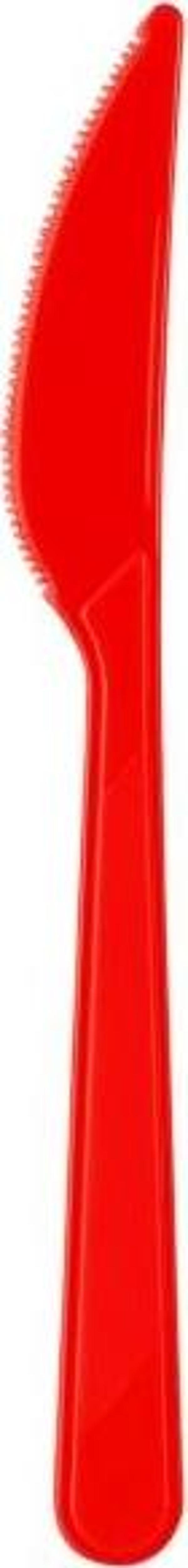 Roll-Up Plastik Bıçak Kırmızı 25li
 - Image 1