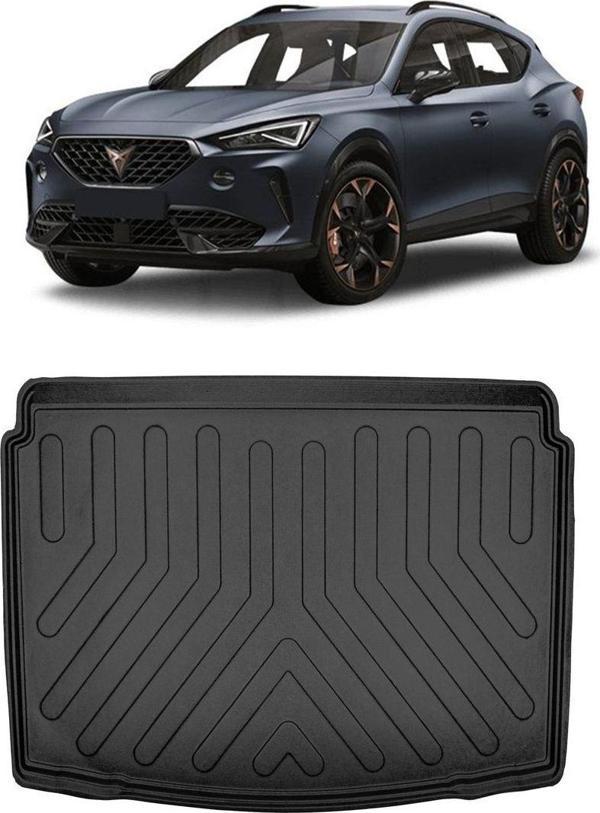 Rizline Cupra Formentor 2020 Sonrası Alt Konum 3d Bagaj Havuzu Siyah - Image 1