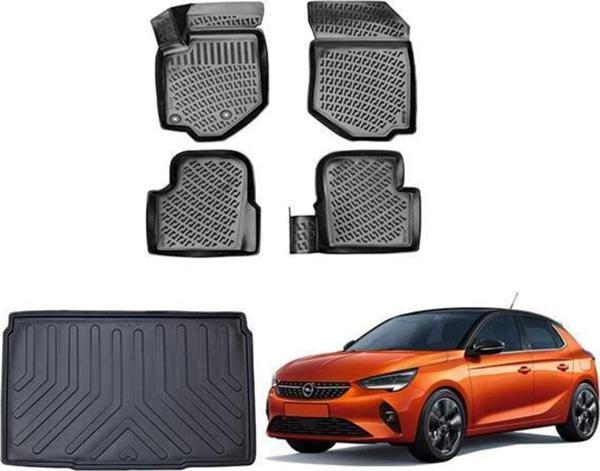 Rizline Yeni Opel Corsa F 2020 3d Havuzlu Paspas + Bagaj Havuzu - Image 1