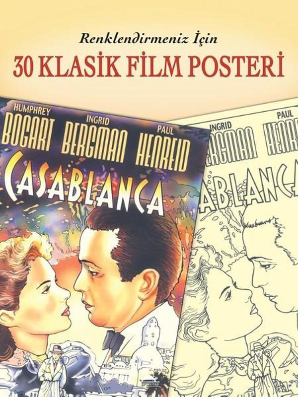 30 Klasik Film Posteri - Renklendirmeniz İçin - Maya Kitap - Image 1