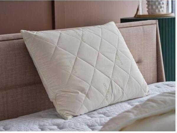Doqu Home Festival Bambu Yastık Beyaz - 50 x 70 cm - Image 1