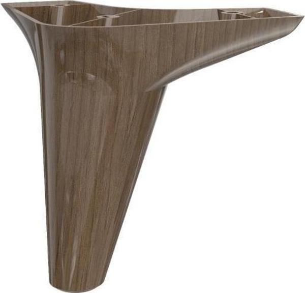 Sivas Gözde Mobilya Kanyon Koltuk Berjer Ayağı Kahve Tek Ayak 12 cm - Image 1
