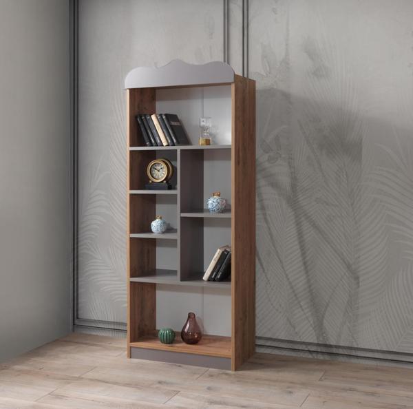 Sivas Gözde Mobilya Modern Dekoratif Genç Odası Kitaplık 67x37x171cm - Image 1