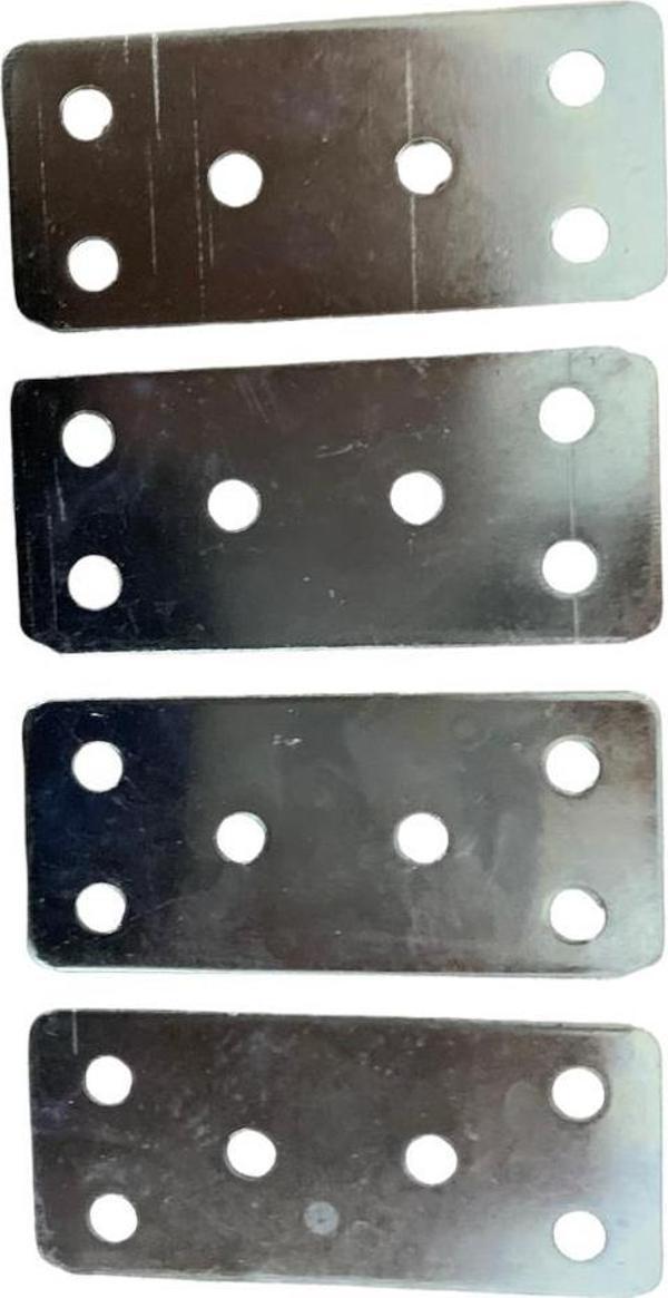 Sivas Gözde Mobilya Düz Demir Gönye Bağlantı Vidalama Aparatı 4 lü Paket - Image 1