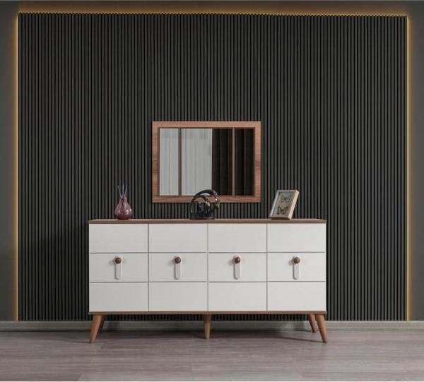 Sivas Gözde Mobilya Efsane Modern Dolaplı Konsol 160x83x43 cm - Image 1