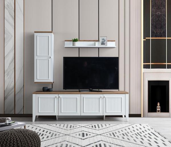Sivas Gözde Mobilya Yalı Raflı Dolaplı Tv Ünitesi 180 cm - Image 1