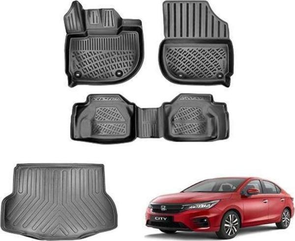 Rizline Honda City 2021 ve Sonrası Paspas Takımı 3d Bagaj Havuzu - Image 1