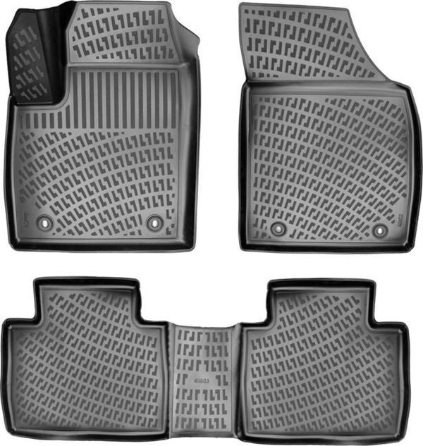 Rizline MG HS 3D Havuzlu Paspas 2018 Sonrası Benzinli Araca Uyumlu Siyah 3D Paspas - Image 1