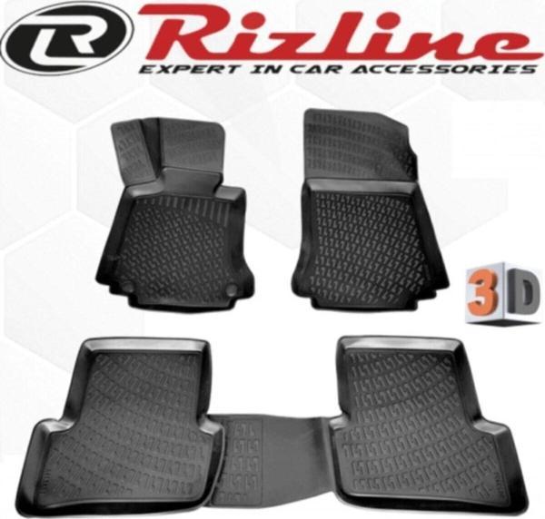 Rizline Mercedes C180 3d Paspas Havuzlu Siyah W204 2007 - 2014 Arası 4 Parça Set - Image 1