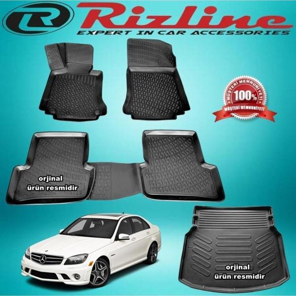 Rizline Mercedes W204 C180 3d Paspas+bagaj Havuzu Rampalı 2007-2014 Arası - Image 1