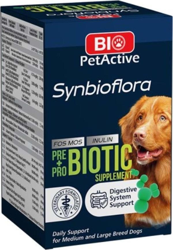 Bio Pet Active Synbioflora Probiotic Büyük Irk Köpeki· 60 Tablet 72 gr - Image 1