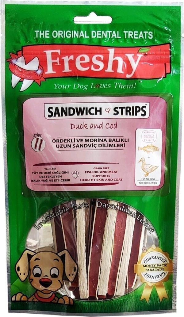 Freshy Sandwich Ördekli Ve Morina Balıklı Sandviç Dilimleri. 80 gr - Image 1